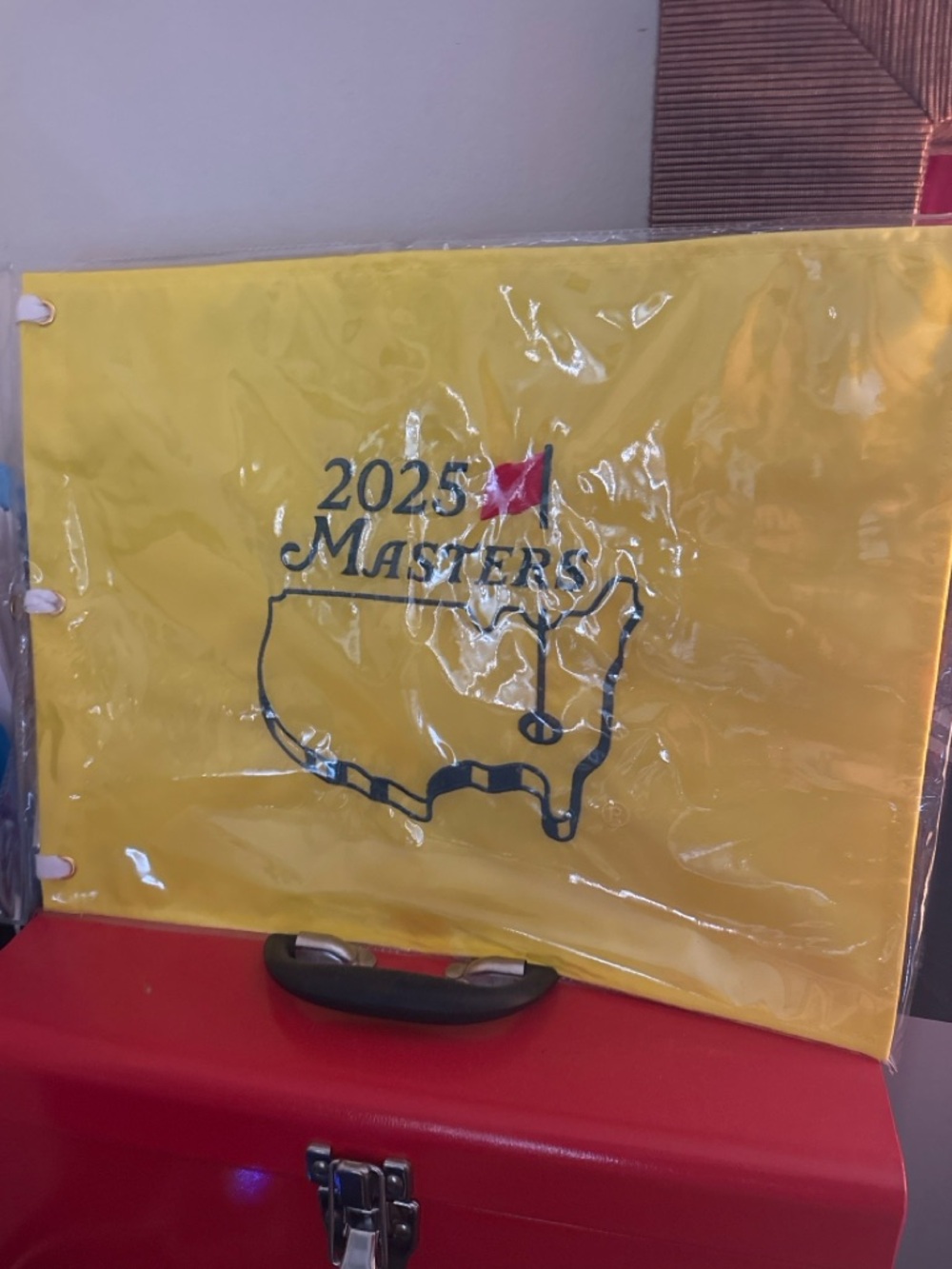 2025 Masters Yellow Championship Flag RORYS WINNING YEAR
NEW IN SEALED PACKAGE
